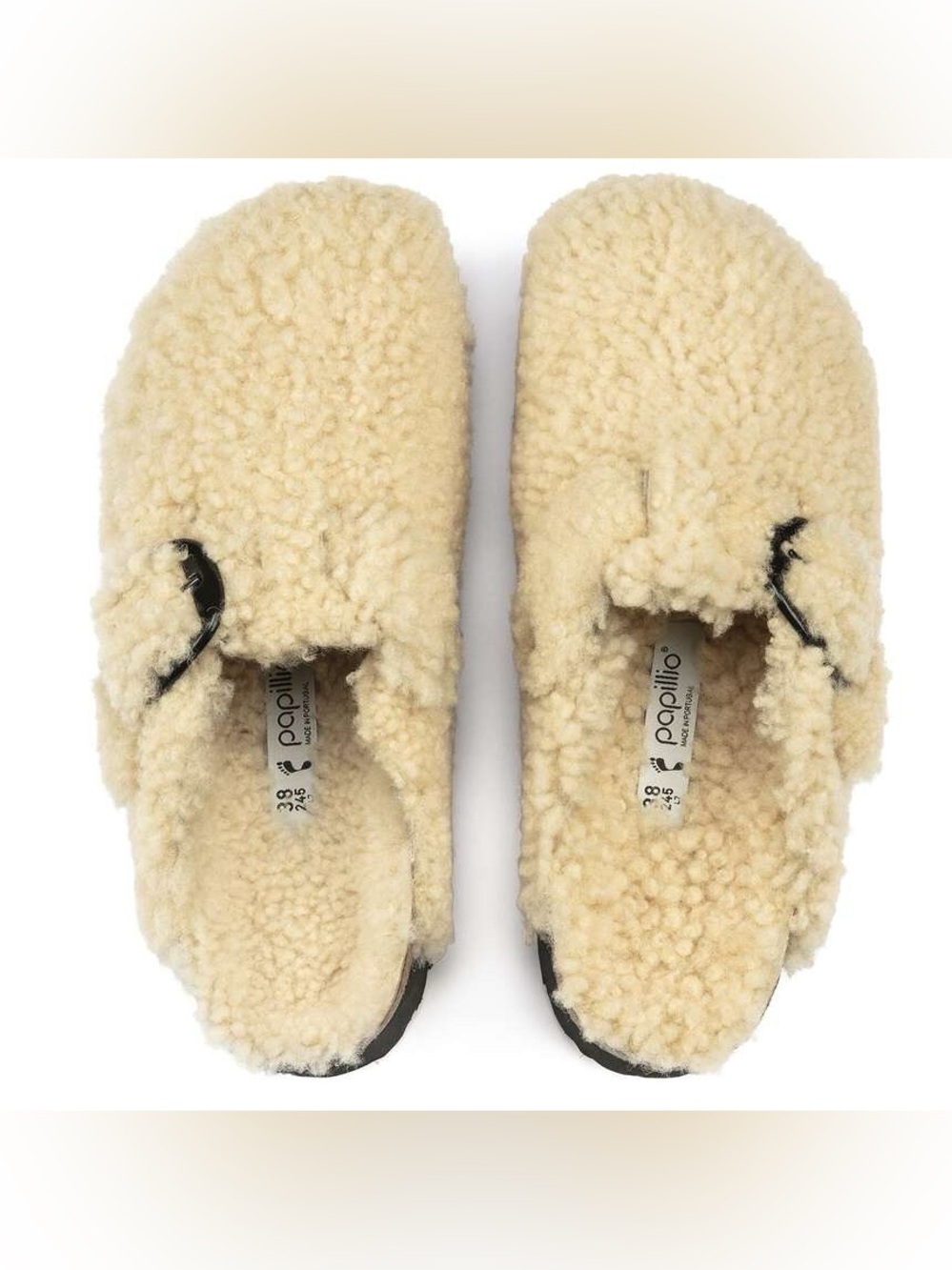 Papillio by Birkenstock | Boston Big Buckle Platform Womens Shearling Teddy